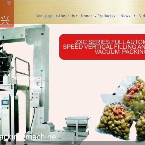 Zxc series full automatic high speed vertical filling and sealing vacuum packing machine